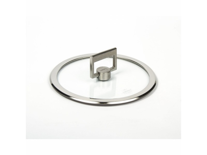 Крышка стрейт-фикс K18SF из стекла 18 см с ручкой CRISTEL