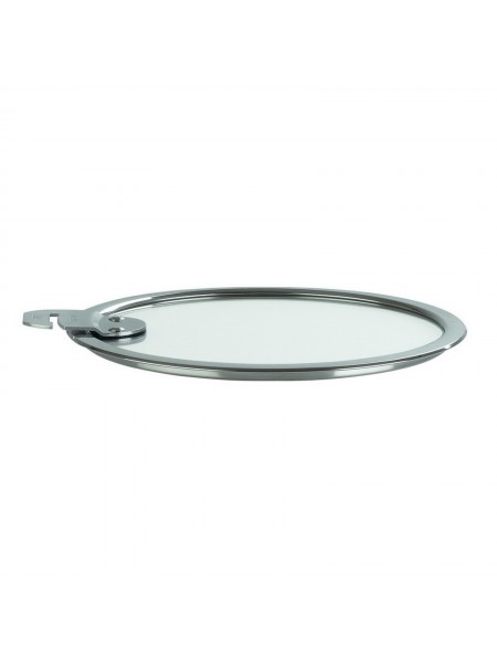 Крышка Стрейт-фикс, из стекла, жаропрочная, OE22 см, съемная ручка, K22SA, CRISTEL