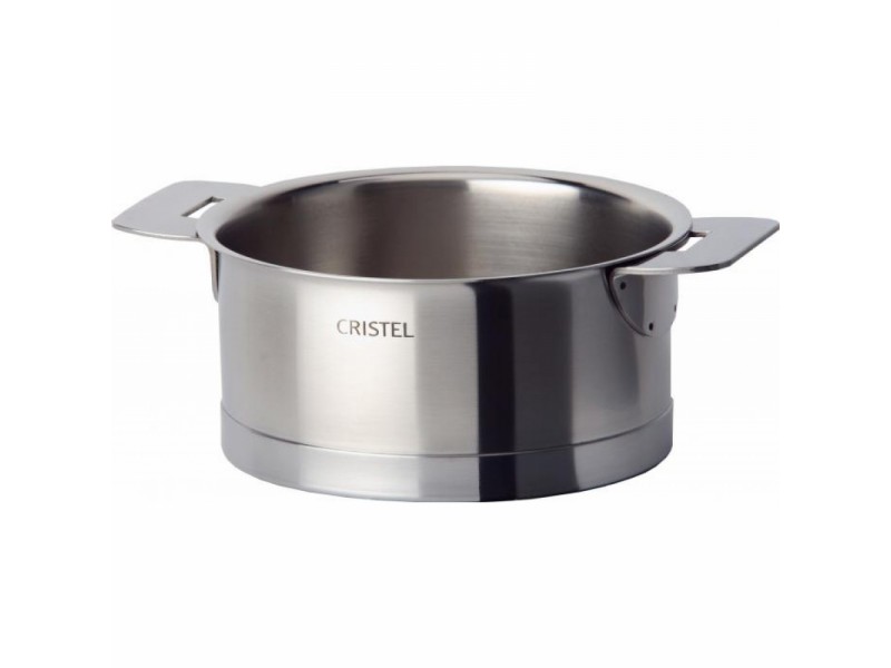Кастрюля Cristel F26QL с ручками съемными и штампованным дном 26 см